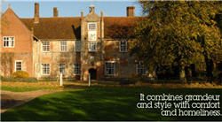 Large family group holidays in the East of England at Bruisyard Hall, Suffolk
